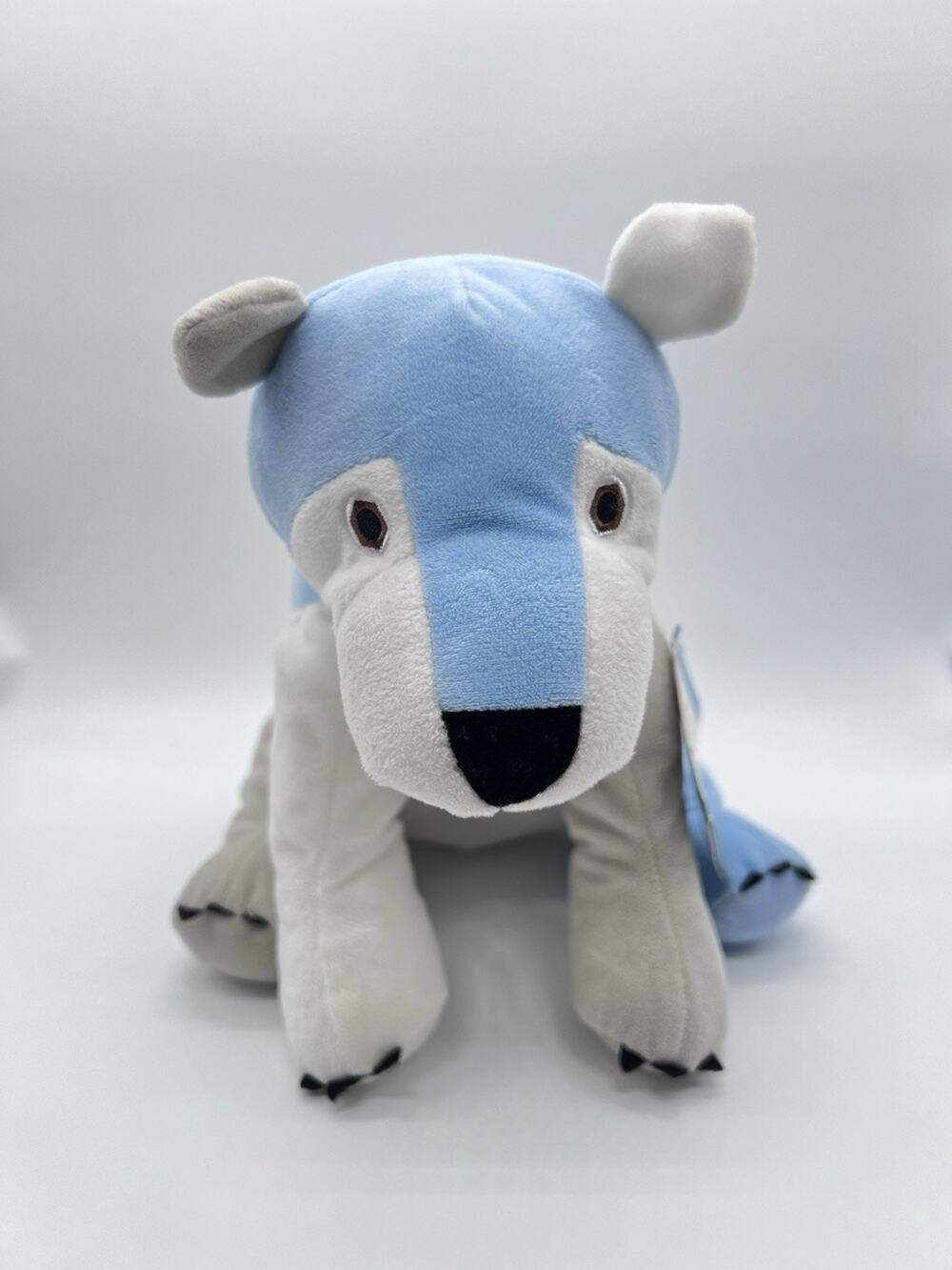 Kohls Cares Polar Bear What Do Your Hear Plush Stuffed Toy Blue White Teddy 9"